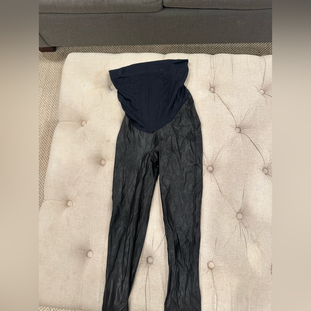 Spanx Faux Leather Leggings size S